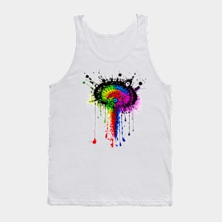 1005 Groovy Rainbow Inkblot Tank Top